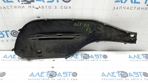 Решетка переднего бампера левая Mercedes W167 GLE 350 450 20-23 структура с хром, под парктроники
