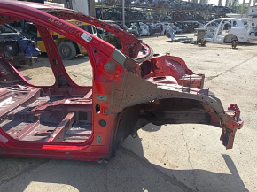 Sfert dreapta față Toyota Prius 50 16-22 pe caroserie, roșu