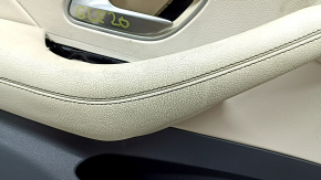 Ornamente ușă față stânga Mercedes W167 GLE 350 450 20-23 piele bej, Burmester, cu inserție din lemn