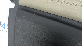 Ornamente ușă față stânga Mercedes W167 GLE 350 450 20-23 piele bej, Burmester, cu inserție din lemn
