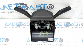 Подрулевые переключатели гитара в сборе Mercedes W167 GLE 350 450 20-26 черные с шлейфом без подогрева руля, под регулировкой рулевой колонки, потерт