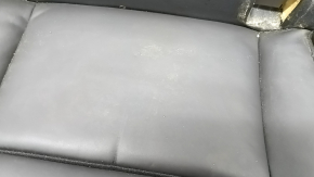 Scaune spate, partea inferioară Volvo XC60 22-25, piele neagră Nappa, cu scaun pentru copii, zgârieturi, lovituri, pentru curățare chimică, contact cu apa, cadru ruginit