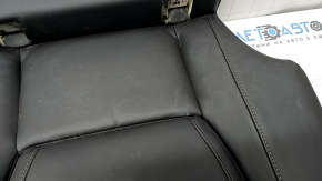 Scaune spate, partea inferioară Volvo XC60 22-25, piele neagră Nappa, cu scaun pentru copii, zgârieturi, lovituri, pentru curățare chimică, contact cu apa, cadru ruginit