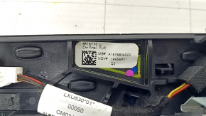 Накладка передней панели левая Mercedes W167 GLE 350 450 20-26 глянец, под темное дерево, с подсветкой