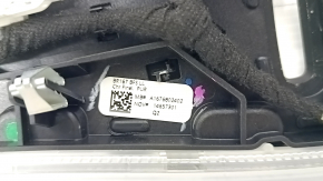 Накладка передней панели правая Mercedes W167 GLE 350 450 20-23 глянец, под темное дерево, с подсветкой