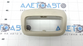 Накладка центральной консоли задняя Mercedes W167 GLE 350 450 20-23 верхняя, бежевая, сломана направляющая, под чистку, царапины