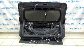 Дверь багажника голая со стеклом Toyota Highlander 20-22 красный 3T3, с проводкой, копоть