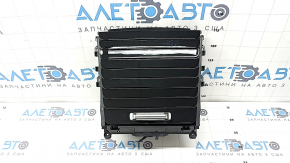 Бокс карман центральной консоли с подстаканниками Mercedes W167 GLE 350 450 20-26 с накладкой черный глянец, царапины
