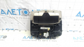 Плафон освещения передний Ford Fusion mk5 13-20 серый, без люка, сенсорные кнопки, сломано крепление