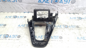 Накладка центральной консоли Ford Focus mk3 15-18 рест, черн, царапины