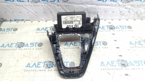 Накладка центральной консоли Ford Focus mk3 15-18 рест, SYNC, серая вставка, царапины