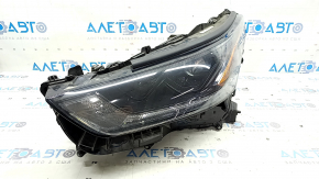 Фара передняя левая Toyota Highlander 21-26 LED+LED DRL темная