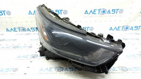 Фара передняя правая Toyota Highlander 21-26 LED+LED DRL темная