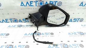 Зеркало боковое правое Toyota Highlander 20-26 7 пинов, поворотник, подогрев, BSM, черное, в защитной пленке