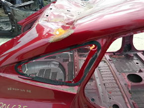 Четверть крыло задняя правая Toyota Venza 21-24 красный, на кузове, мятая с верху