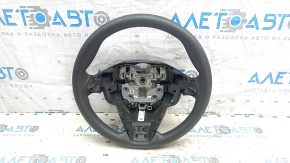 Руль голый Ford Fusion mk5 13-16 резина черн, потертости, надорван