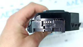 Comandă scaun pasager BMW 3 F30 12-18 negru cu crom, cu suport lombar și lateral