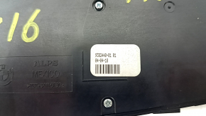 Comandă scaun pasager BMW 3 F30 12-18 negru cu crom, cu suport lombar și lateral