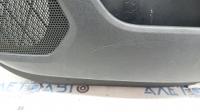 Placă uși spate dreapta Toyota Highlander 20-22 cu cortină, piele neagră, inserție neagră, cotiera piele neagră, zgârieturi, pentru curățare