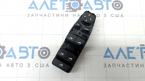 Comandă ridicare geam stânga față BMW 3 F30 12-18 negru, pentru rabatare automată