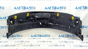 Накладка торпеды верхняя Toyota Prius 50 16-22 черная, под динамики, царапина