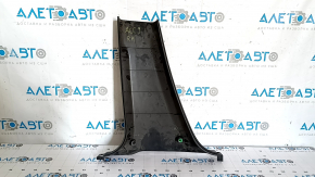 Ornament stâlp central dreapta jos Honda Accord 13-17 negru, zgârieturi