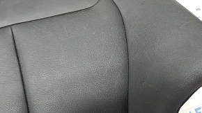 Подушка заднего сидения BMW 3 F30 16-18 кожа черная серая строчка, царапины, под чистку