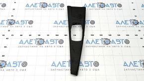 Ornament consolă centrală pentru joystick multimedia BMW 3 F30 12-18 lemn închis la culoare, zgârieturi