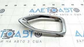 Ramă proiectoare ceață stânga Lexus NX200t NX300h 15-17 cromată, nisip