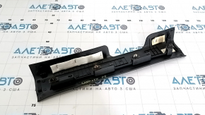 Ornamente prag față dreapta Hyundai Santa FE Sport 13-18 negru, uzat