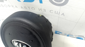Подушка безопасности airbag в руль водительская Kia Sportage 17-22 черная, под чистку, царапины