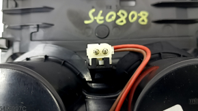 Ornamente consolă centrală cu suporturi pentru pahare BMW 3 F30 16-18 negru, cu brichetă, finisaj cromat