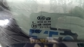 Стекло двери треугольник заднее правое Kia Sportage 17-22 тонировка