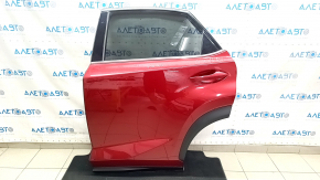 Дверь в сборе задняя левая Lexus NX200t NX300 NX300h 15-21 красный 3R1