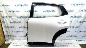 Дверь в сборе задняя левая Nissan Ariya 23-26 белый XGA алюминий, царапины на накладке
