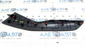 Ornamente consolă centrală dreapta Lexus NX200t NX300h 15-17 negru, piele