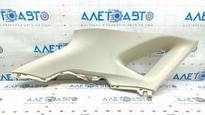 Накладка задней стойки левая Lexus NX200t NX300 NX300h 15-21 бежевая, царапина