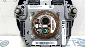 Подушка безопасности airbag в руль водительская Toyota Camry v70 18-24 черная, ржавый пиропатрон
