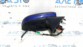 Зеркало боковое правое в сборе Toyota Camry v70 18-24 3 пина, синее