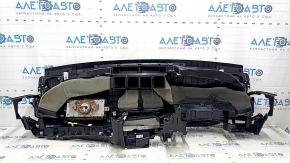 Торпедо передняя панель с AIRBAG Toyota Camry v70 18-20 черная, ржавый пиропатрон