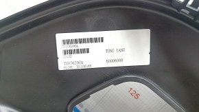 Нижняя решетка переднего бампера Toyota Prius V 15-17 без ПТФ, черный глянец