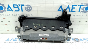 Подушка безопасности airbag коленная водительская левая Toyota Camry v70 18-24 черная, ржавый пиропатрон