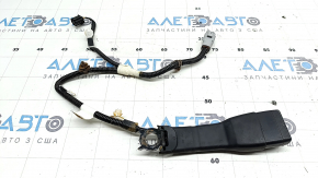 Защелка водительского ремня безопасности Toyota Camry v70 18-24 черная, с проводом