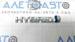 Эмблема надпись "Hybrid" крыла левая Toyota Rav4 19-24