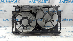 Carcasă radiator difuzor netratată Lexus NX200t NX300 15-21 cu bara superioară, fixare ruptă, șuruburi rupte