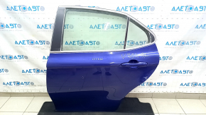 Дверь в сборе задняя левая Toyota Camry v70 18-24 синий 8W7, тычки