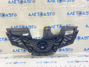 Решетка радиатора grill Nissan Rogue 14-16 под камеру без эмблемы
