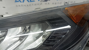 Фара передняя левая Toyota Rav4 19-24 отражатель, черная, USA built