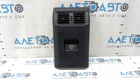 Ornament consolă centrală cu deflector de aer Toyota Rav4 19-24 pentru brichetă, negru, zgârieturi, uzat