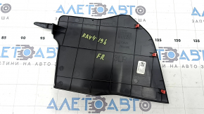 Накладка центральной консоли передняя нижняя правая Toyota Rav4 19-24 черная